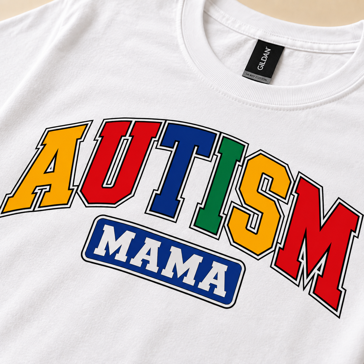 Autism Mama T-Shirt | Colorful Autism Mom Graphic Tee