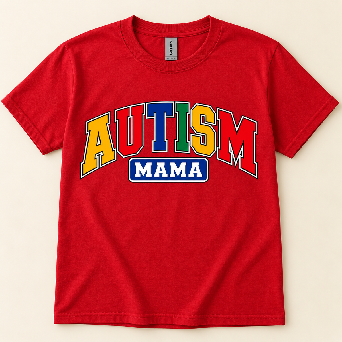 Autism Mama T-Shirt | Colorful Autism Mom Graphic Tee