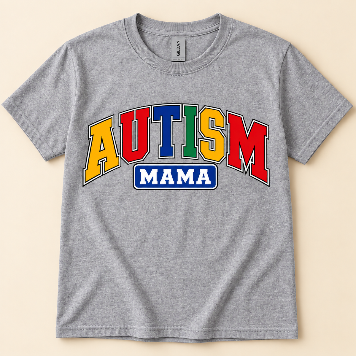 Autism Mama T-Shirt | Colorful Autism Mom Graphic Tee